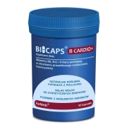 Bicaps B Cardio+ - Witamina B6 (P-5-P), B12, Folian 60 Kap. Formeds