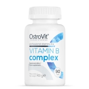 Vitamin B Complex Ostrovit - Kompleks Witamin z Grupy B 90 Tabletek