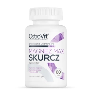 Magnez Max Skurcz - Cytrynian Magnezu 60 Tabletek Ostrovit