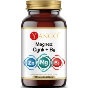 Magnez + Cynk + B6 - 90 Kapsułek Yango
