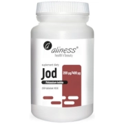 Aliness Jod Jodek Potasu 200 Μg / 400 Μg X 200 Vege Tabletek