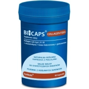 Bicaps Collagen Fish+ Kolagen Rybi Typ I, II, III 60 Kaps Formeds