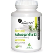 Aliness Ashwagandha 9% 590 Mg 100 Kapsułek Wege