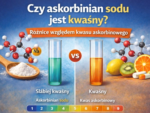 Czy askorbinian sodu jest kwaśny? Różnice względem kwasu askorbinowego