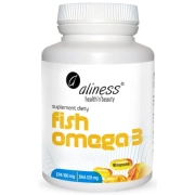 Aliness Fish Omega 3 EPA 180mg DHA 120 mg 90 kapsułek