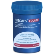 Bicaps Folate - Foliany (L-Metylofolian Wapnia) 60 Kapsułek Formeds