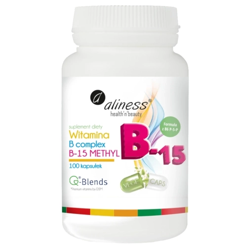 Aliness Witamina B Complex B-15 Methyl – 100 kapsułek