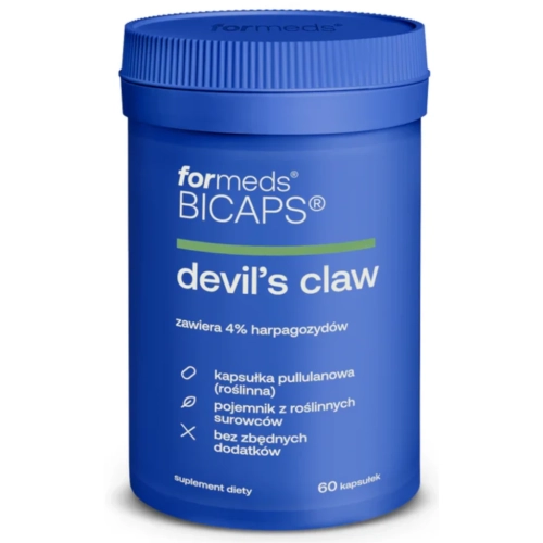 Bicaps Devil's Claw - Czarci Pazur 60 Kapsułek ForMeds
