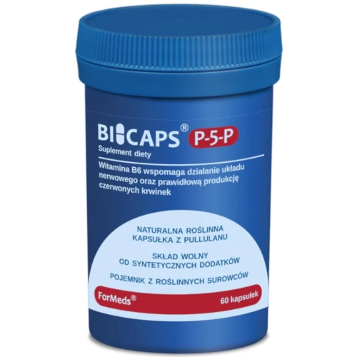 ForMeds Bicaps P-5-P Witamina B6 25 mg 60 Kapsułek