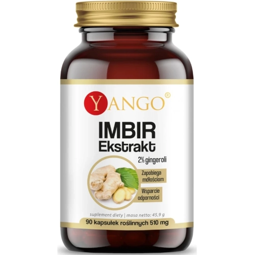Yango Imbir ekstrakt 420 mg z Imbiru 90 kapsułek
